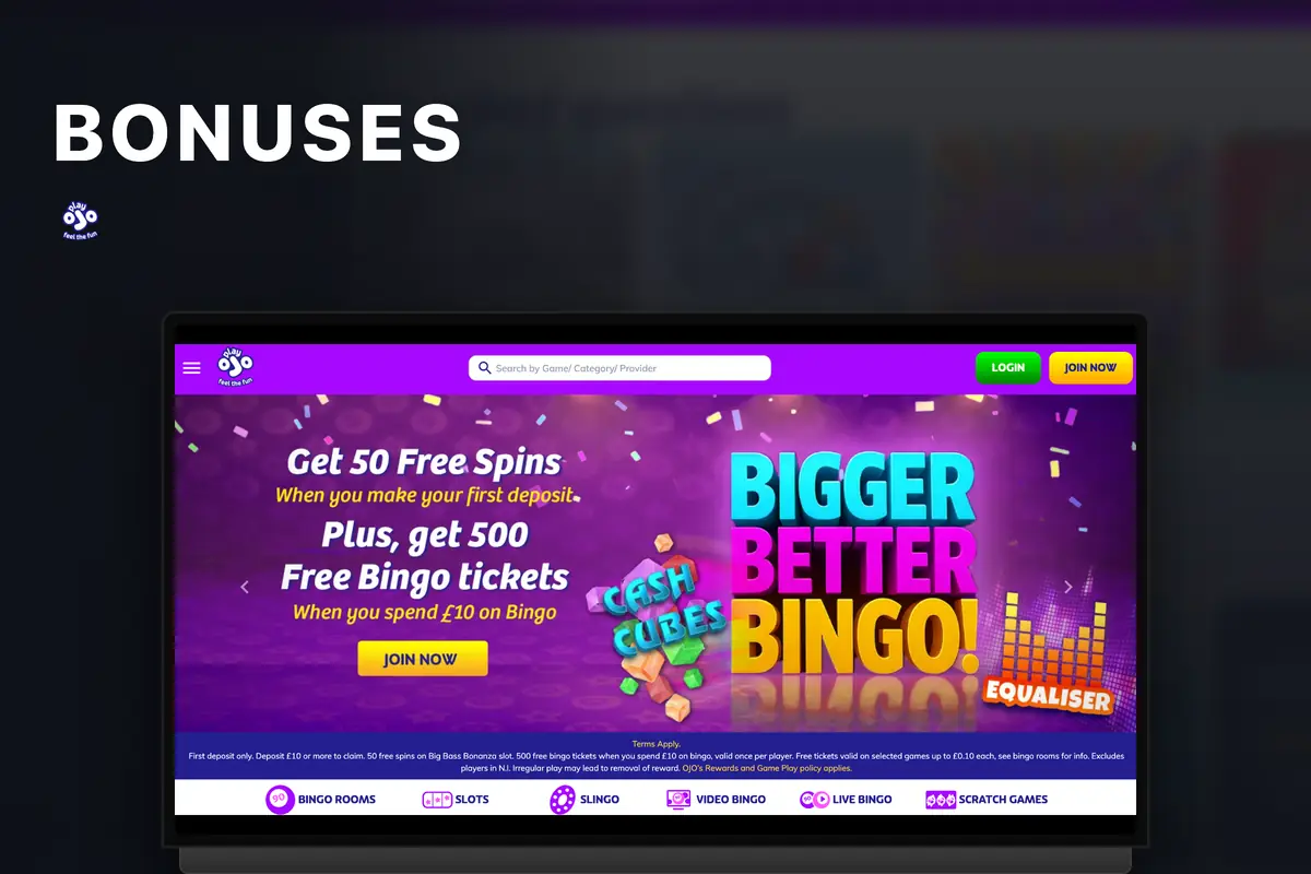 PlayOJO bonus programme — OJO Rewards, Kickers, and no-wagering spins