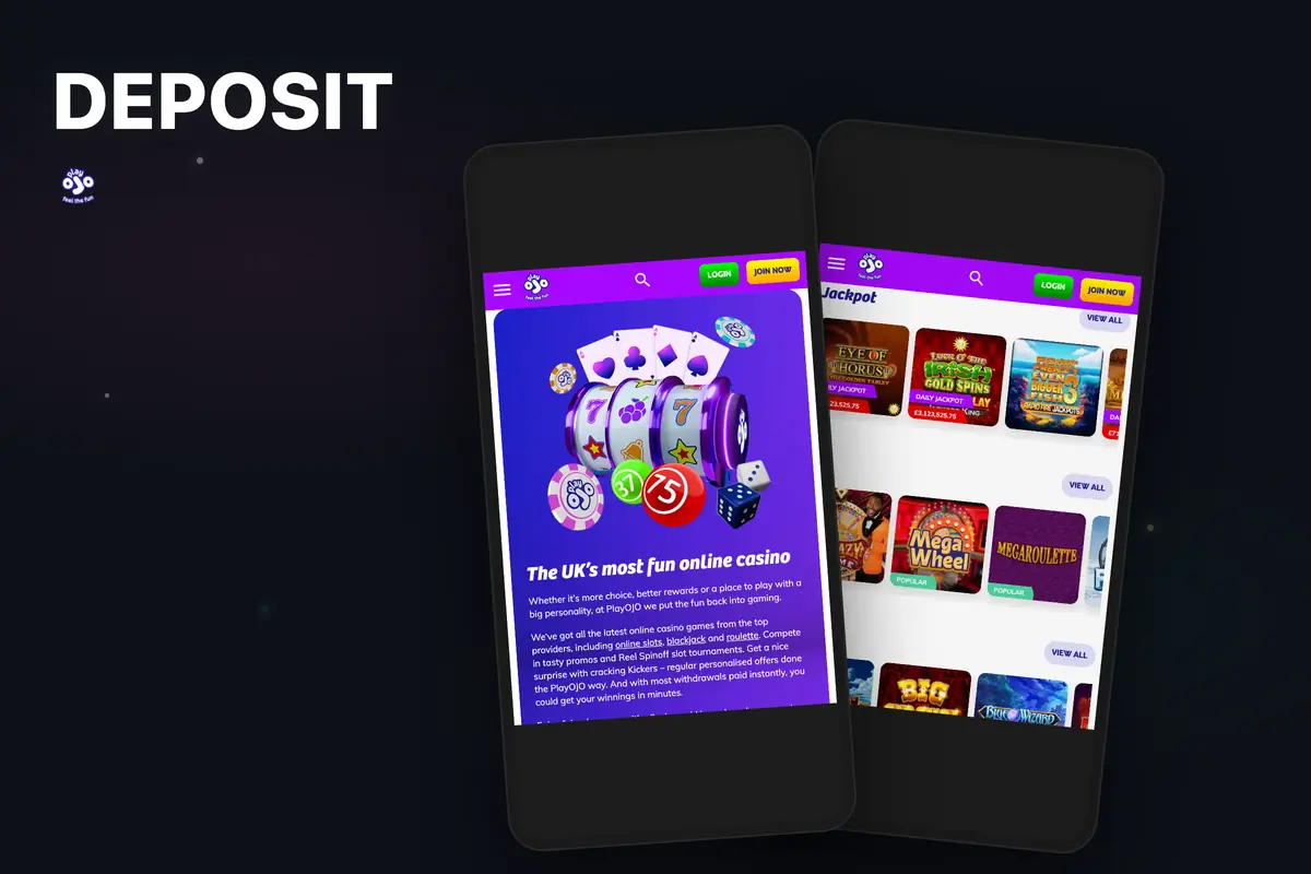 PlayOJO deposit guide — how to fund your account