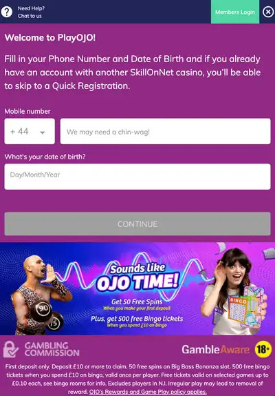 PlayOJO casino tournaments and competitions