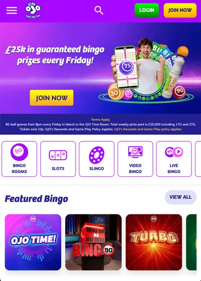 PlayOJO welcome bonus — 50 Free Spins, no wagering